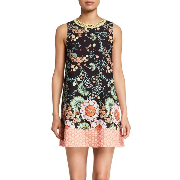 Alice + Olivia Keaton Crewneck Shift Dress - Picture 2 of 11